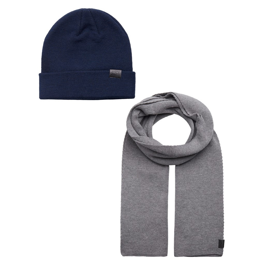 Jack&amp;Jones Men's Beret &amp; Scarf Set 12163827