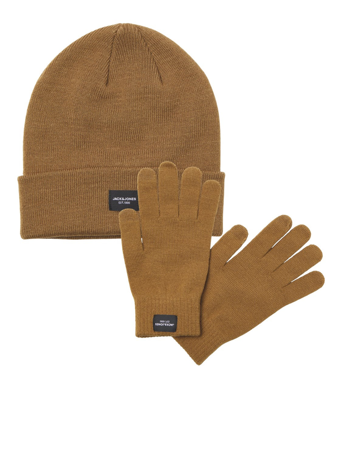 Jack&amp;Jones Men's Beret &amp; Gloves Set 12168383