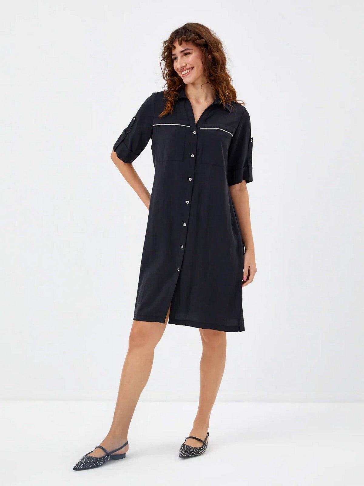 Faik Sönmez Women's Shirt Dress U68309