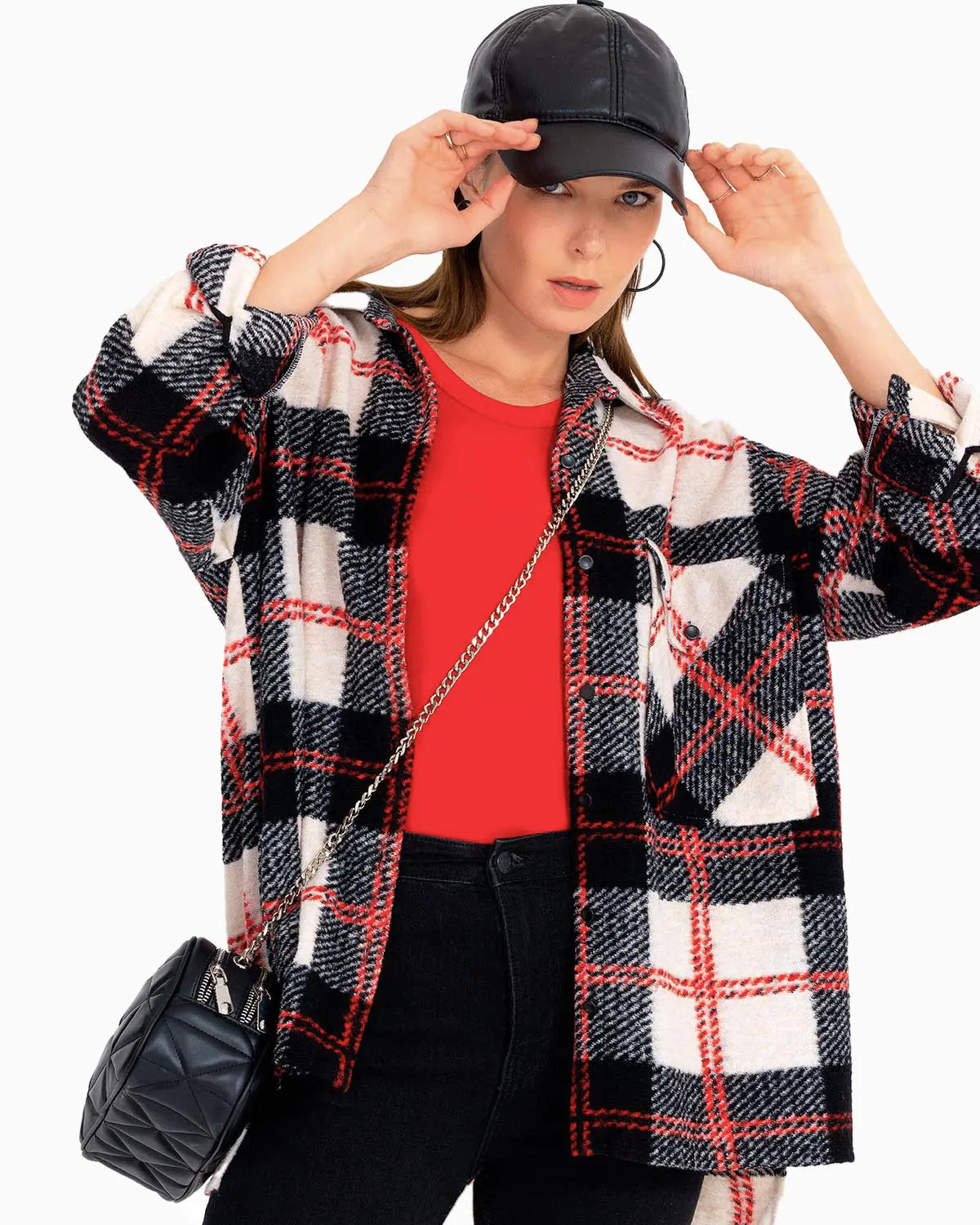 Seçil Women's Lumberjack Shirt 221201039