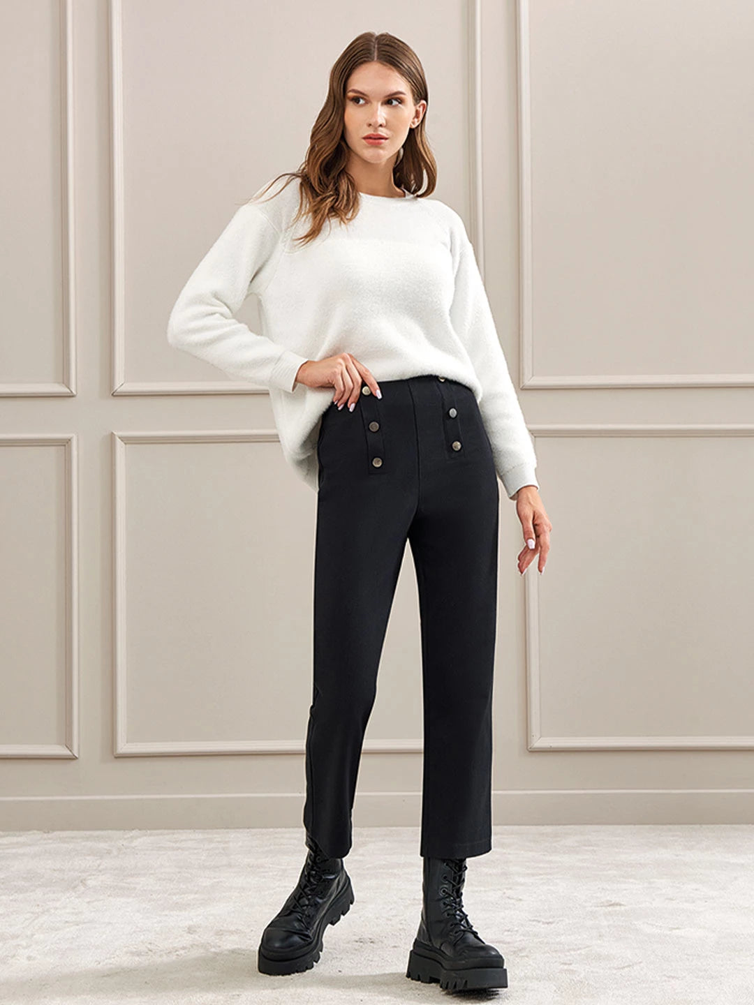 Unique Mode Women's Trousers UW244008