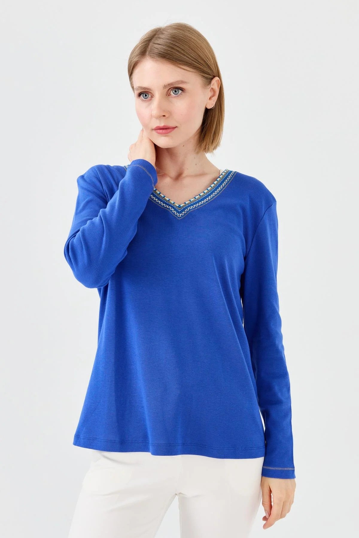 Pattern Women's Combed Cotton DSN23488