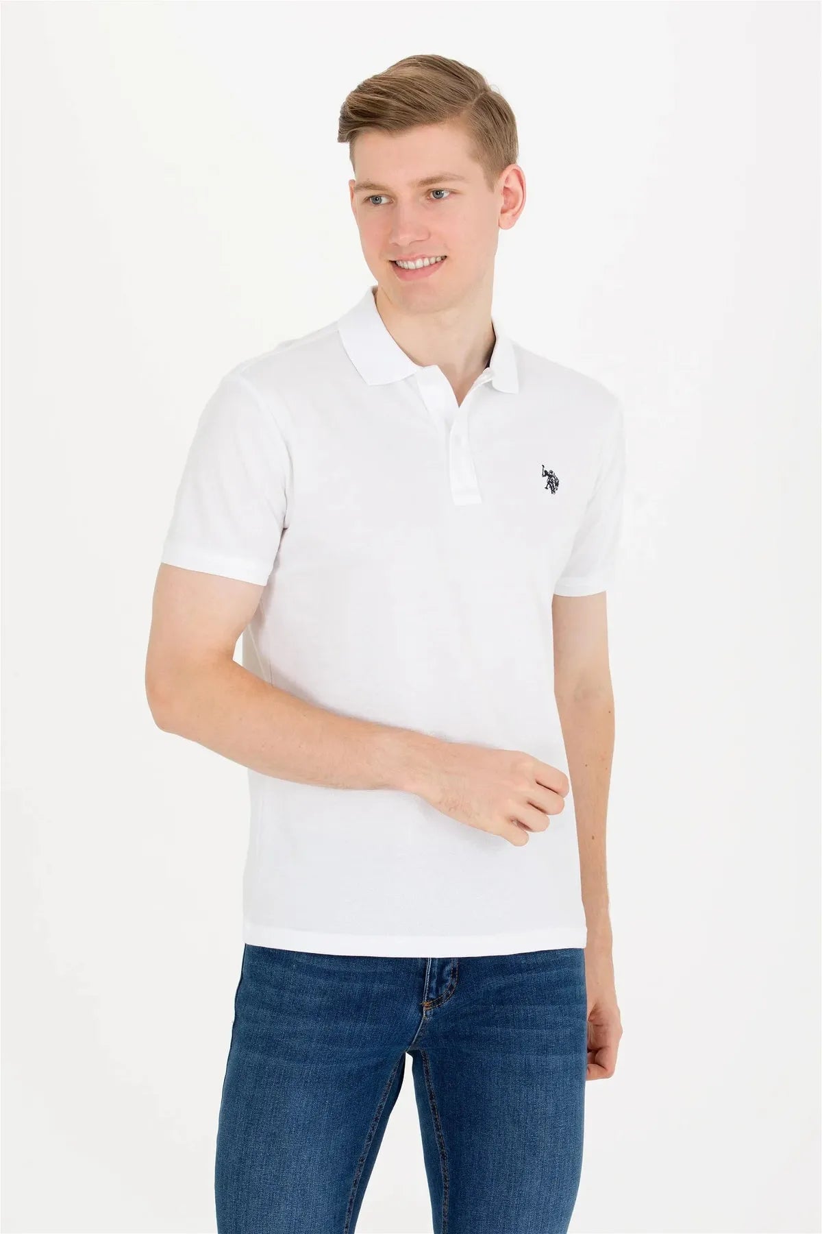 Polo Yaka Slim Fit Kırmızı Erkek %100 Pamuk T-shirt 1570718